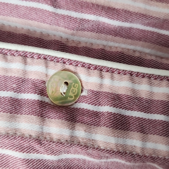 UGG Pink Striped Robe - Picture 5 of 8